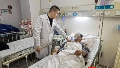 高压水枪失控！江苏一男子被水流刺透颈部