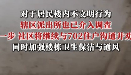 7楼业主因反对加装电梯养200多只猫报复邻居，邻居：这人从不清理粪便，垃圾铺满楼道，墙上喷满侮辱性文字，还往地上撒纸钱，警方介入调查