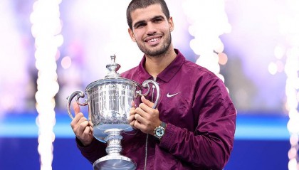 登顶世界第一！阿尔卡拉斯3-1辛纳 夺生涯大满贯第六冠