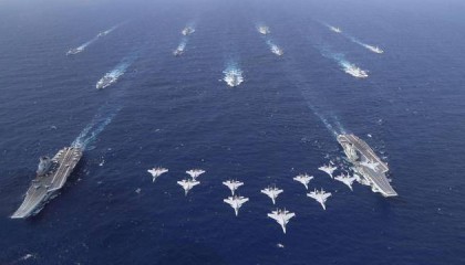 玉渊谭天：三航母同框指日可待