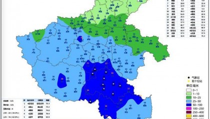 河南迎今冬首场雨雪，最深积雪24厘米，有效缓和全省旱情