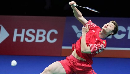 丹麦公开赛决赛不敌乔纳坦，石宇奇的个人最长连胜纪录停止在20连胜