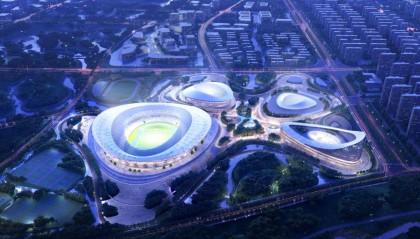 顺利合拢！无锡奥体中心60000座体育场建设取得新进展