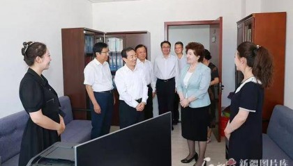 新疆维吾尔自治区党委书记陈小江，走访调研