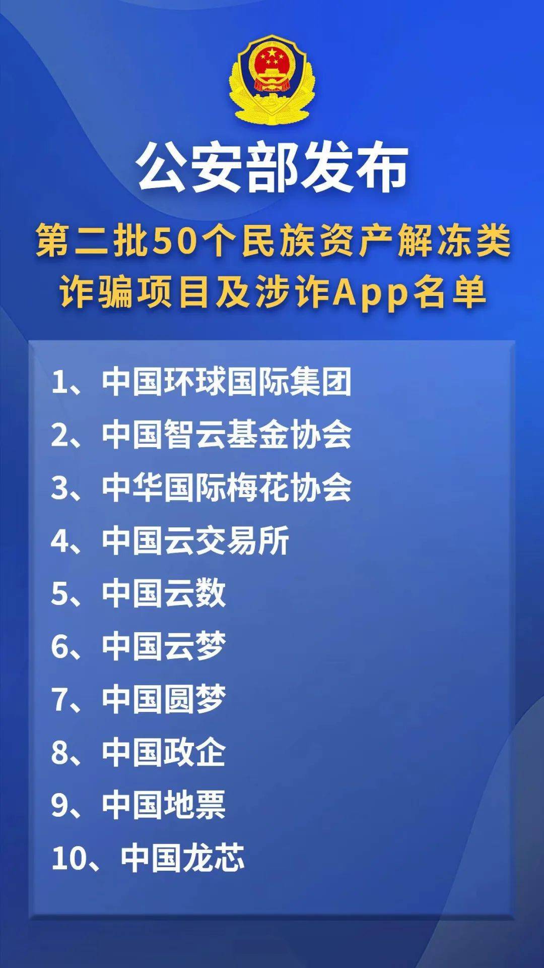 公安部最新曝光：这50个项目，都是诈骗！