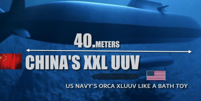 中国超大型无人潜航器亮相,长达42米,携6至8枚鱼雷,规模在同类装备实属罕见!